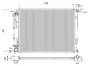 Kühler, Motorkühlung VALEO 701354