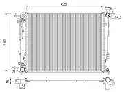 Kühler, Motorkühlung VALEO 701354