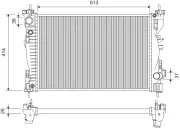 Kühler, Motorkühlung VALEO 701391