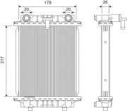 Kühler, Motorkühlung VALEO 701429
