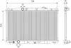 Kühler, Motorkühlung VALEO 701443