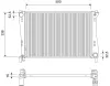 Kühler, Motorkühlung VALEO 701522 Bild Kühler, Motorkühlung VALEO 701522