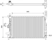 Kühler, Motorkühlung VALEO 701856