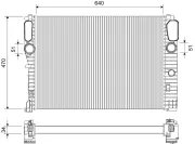 Kühler, Motorkühlung VALEO 701872