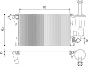 Kühler, Motorkühlung VALEO 701886