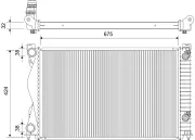 Kühler, Motorkühlung VALEO 701888