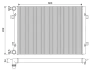 Kühler, Motorkühlung VALEO 701971