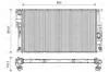 Kühler, Motorkühlung VALEO 735455 Bild Kühler, Motorkühlung VALEO 735455