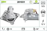 Starter 12 V 2,2 kW VALEO 201031