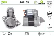 Starter 12 V 0,7 kW VALEO 201105