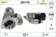 Starter 12 V 2,2 kW VALEO 201119