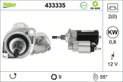 Starter 12 V 0,8 kW VALEO 433335