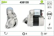 Starter 12 V 0,7 kW VALEO 438135