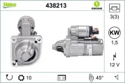 Starter 12 V 1,5 kW VALEO 438213