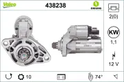 Starter 12 V 1,1 kW VALEO 438238