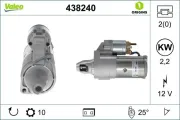 Starter 12 V 2,2 kW VALEO 438240