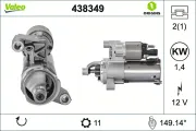 Starter 12 V 1,4 kW VALEO 438349