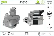 Starter 12 V 1 kW VALEO 438361