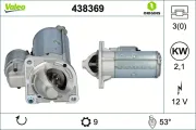 Starter 12 V 2,1 kW VALEO 438369