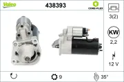Starter 12 V 2,2 kW VALEO 438393