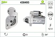 Starter 12 V 1,2 kW VALEO 438493