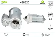 Starter 12 V 2,2 kW VALEO 438520