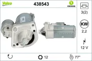 Starter 12 V 2,2 kW VALEO 438543