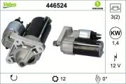Starter 12 V 1,4 kW VALEO 446524