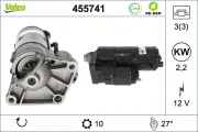 Starter 12 V 2,2 kW VALEO 455741