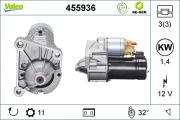 Starter 12 V 1,4 kW VALEO 455936