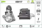 Starter 12 V 0,8 kW VALEO 458117