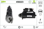 Starter 12 V 1,7 kW VALEO 458223