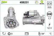 Starter 12 V 1,7 kW VALEO 458231