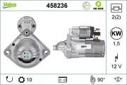Starter 12 V 1,5 kW VALEO 458236