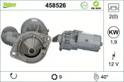 Starter 12 V 1,9 kW VALEO 458526