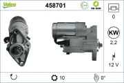 Starter 12 V 2,2 kW VALEO 458701