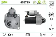 Starter 12 V 1,1 kW VALEO 458729