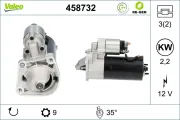 Starter 12 V 2,2 kW VALEO 458732