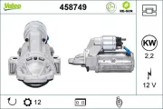 Starter 12 V 2,2 kW VALEO 458749