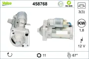 Starter 12 V 1,8 kW VALEO 458768