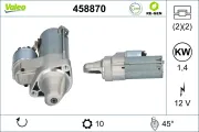 Starter 12 V 1,4 kW VALEO 458870