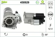 Starter 12 V 1,1 kW VALEO 458929