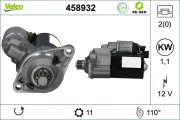 Starter 12 V 1,1 kW VALEO 458932