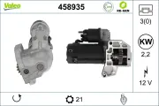 Starter 12 V 2,2 kW VALEO 458935