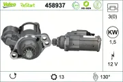 Starter 12 V 1,5 kW VALEO 458937