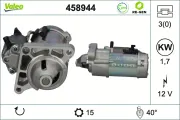 Starter 12 V 1,7 kW VALEO 458944