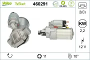 Starter 12 V 2,2 kW VALEO 460291