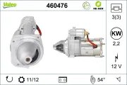 Starter 12 V 2,2 kW VALEO 460476