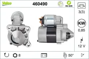 Starter 12 V 0,85 kW VALEO 460490