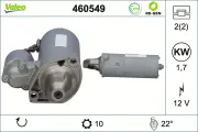 Starter 12 V 1,7 kW VALEO 460549